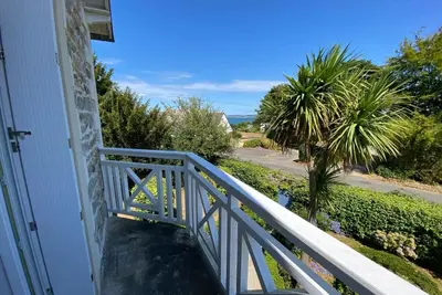 Balcon ou terrasse dans l'établissement CARANTEC FAMILY HOME WITH GARDEN 6 persons
