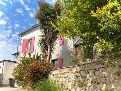 Jardin de l'établissement Orloucie - Maison de charme avec jardin clos, Calme, Abers, plages à 10 min