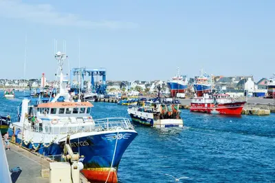 Vue générale sur la mer ou vue sur la mer prise depuis l'appartement