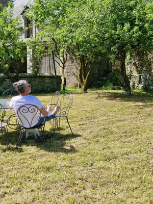 Jardin de l'établissement Le convivial