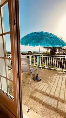 Balcon ou terrasse dans l'établissement La Presquilienne