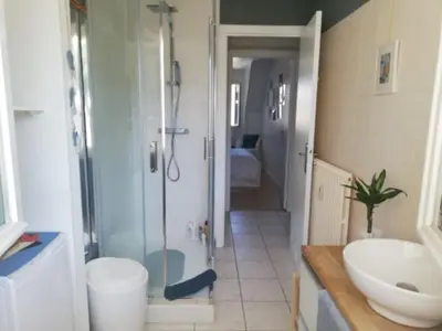 Salle de bains dans l'établissement Sweet home en plein coeur de Quimper