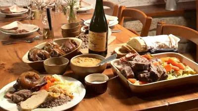 Nourriture dans la maison de vacances ou à proximité
