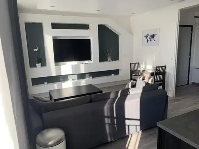 Coin salon dans l'établissement Appartement 55m² Brest Recouvrance