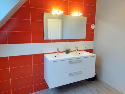 Salle de bains dans l'établissement Holiday Home in Brittany near Penze River