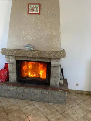 Plan de l'établissement Maison de campagne de plein pied.