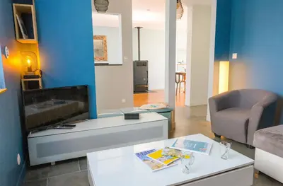 Coin salon dans l'établissement Vacances Bigoudènes pour 6 !