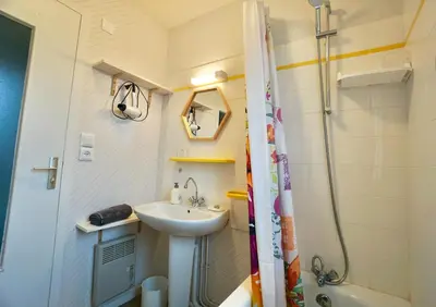 Salle de bains dans l'établissement Le duplex du quai mer