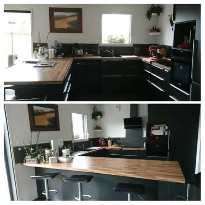 Cuisine ou kitchenette dans l'établissement TY SAM Belle maison 3 ch proche plages et commerces