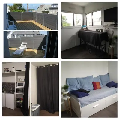 Cuisine ou kitchenette dans l'établissement TY SAM Belle maison 3 ch proche plages et commerces