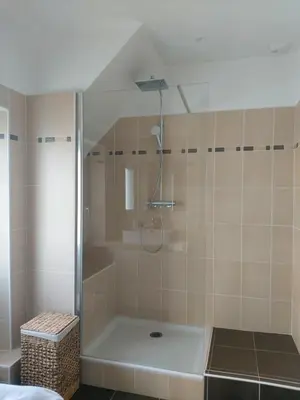 Salle de bains dans l'établissement La touline
