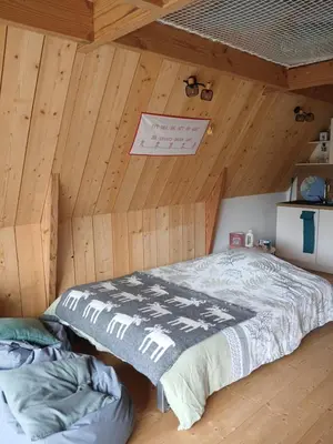 Un ou plusieurs lits dans un hébergement de l'établissement Au Dolmen de Kerhus 