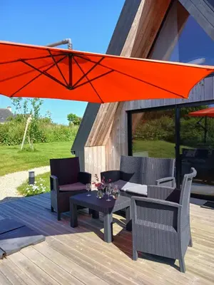 Jardin de l'établissement Au Dolmen de Kerhus 