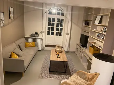 Coin salon dans l'établissement La Villa Lena