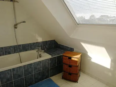 Salle de bains dans l'établissement Maison Aber Wrac'h