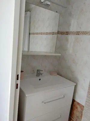 Salle de bains dans l'établissement Maison Aber Wrac'h