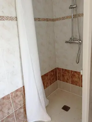 Salle de bains dans l'établissement Maison Aber Wrac'h