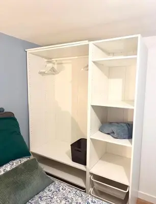 Un ou plusieurs lits dans un hébergement de l'établissement Appartements meublés Brest Gay Lussac