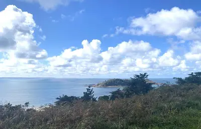 Paysage naturel près de la villa