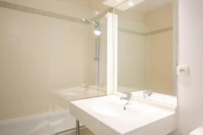 Salle de bains dans l'établissement Trez Hir