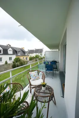 Balcon ou terrasse dans l'établissement Rêve salé
