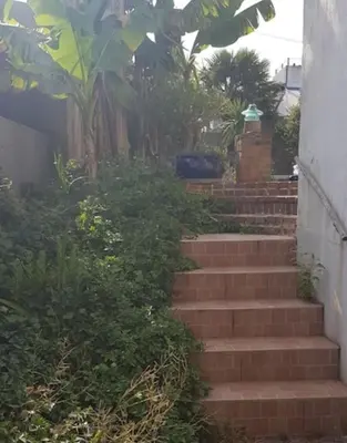Jardin de l'établissement A quelques pas du moulin blanc