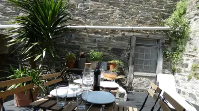 Terrasse ou espace extérieur de l'établissement Maison Centre ville 