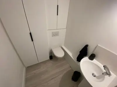 Salle de bains dans l'établissement Magnifique appartement à deux pas du centre ville!
