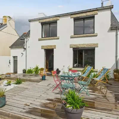 Maison pour 4 classée 3 étoiles - Terrasse - Guilvinec
