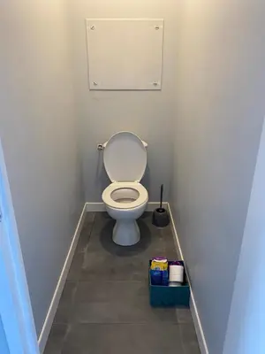 Salle de bains dans l'établissement Chambre chez Marjorie
