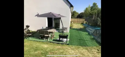 Jardin de l'établissement Chambre chez Marjorie