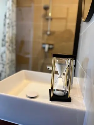 Salle de bains dans l'établissement La Grange de Marcel