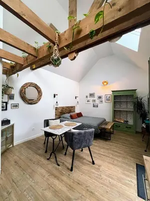 Coin salon dans l'établissement La Grange de Marcel