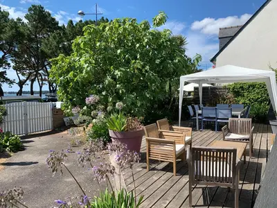 Jardin de l'établissement Maison sur la pointe du Cap Coz