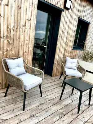 Balcon ou terrasse dans l'établissement PENTY Tregana