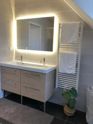 Salle de bains dans l'établissement Maison d'exception ~ Vue Mer ~ 100m de la plage