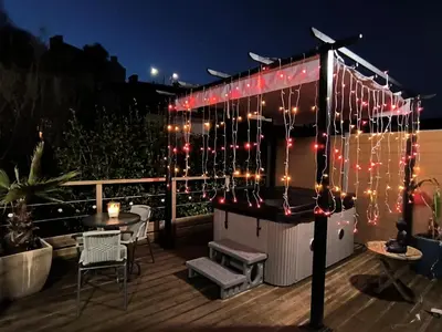 Balcon ou terrasse dans l'établissement La Petite Perle de Quimper
