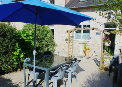 Jardin de l'établissement 14 bis Les Gîtes Bigoudens