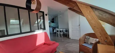 Coin salon dans l'établissement 14 Ter Les Gîtes Bigoudens