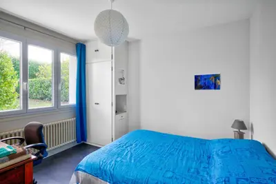 Un ou plusieurs lits dans un hébergement de l'établissement Ty Bigorn'oh