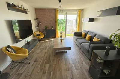 Télévision ou salle de divertissement dans l'établissement Appartement - Concarneau