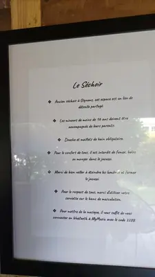 Plan de l'établissement Gîte - Les Pivoines - Les Jardins de Kerellec - 20min de la mer 4 à 6 personnes terrasse jacuzzi