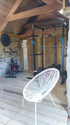 Plan de l'établissement Gîte - Les Pivoines - Les Jardins de Kerellec - 20min de la mer 4 à 6 personnes terrasse jacuzzi
