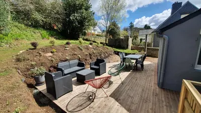 Jardin de l'établissement L'Orée Du Bois