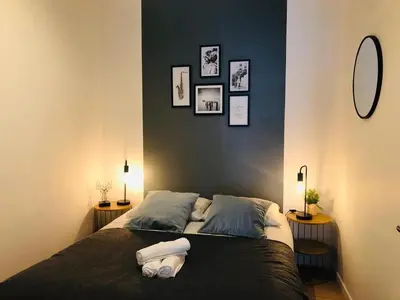 Un ou plusieurs lits dans un hébergement de l'établissement Atelier Arthaud