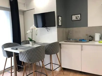 Cuisine ou kitchenette dans l'établissement Atelier Kersauson