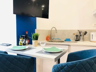 Cuisine ou kitchenette dans l'établissement Atelier Tabarly