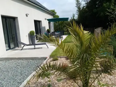 Jardin de l'établissement Grand Gîte de Kergroas