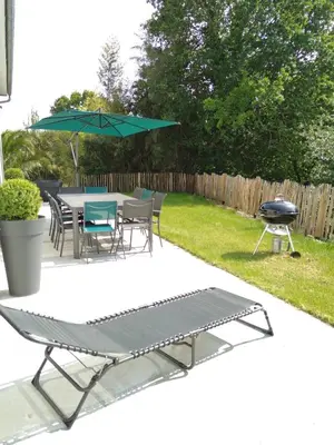 Jardin de l'établissement Grand Gîte de Kergroas