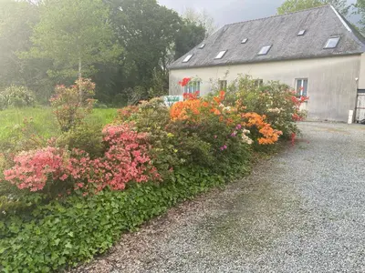 Jardin de l'établissement Les Gîtes du Manoir de Keryvon